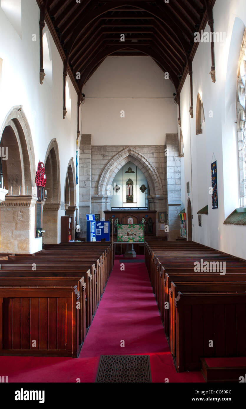 St. Matthew`s Church, Salford Priors, Warwickshire, England, UK Stock